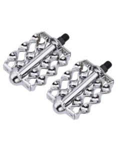 Double Flat Twisted Pedals 1/2 Chrome.